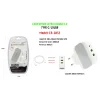 CARICATORE ULTRA CHARGE 3.0 TYPE-C/2XUSB RICARICA PER SMARTPHONE 5V-3000MA MAXTECH CA-S033
