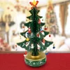 CARILLON NATALIZIO ALBERO DI NATALE LEGNO CON ADDOBBI 33CM DECORAZIONI NATALIZIE