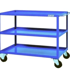 CARRELLO E BANCO DA LAVORO CON RUOTE GIGANTE A TRE PIANI OMCN 208 PORTATA 180KG