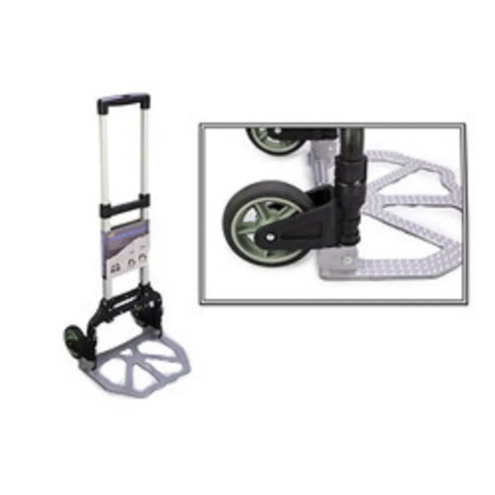 CARRELLO PORTAPACCHI ALLUMINIO PIEGHEVOLE RICHIUDIBILE PORTATA MAX 70 KG 2 RUOTE