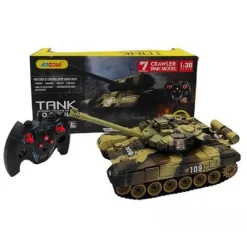 CARRO ARMATO TELECOMANDATO Q-WJ669 GIOCATTOLO CON TELECOMANDO EFFETTI SONORI LUCI