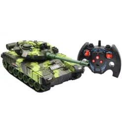 CARRO ARMATO TELECOMANDATO Q-WJ669 GIOCATTOLO CON TELECOMANDO EFFETTI SONORI LUCI