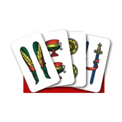 CARTE DA GIOCO NAPOLETANE MAZZO 40 CARTE DA TAVOLO SCOPA SOLITARIO SETTE E MEZZ