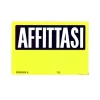 CARTELLO AFFITTASI PLASTIFICATO CON SCRITTA 30 X 20 CM SEGNALETICO