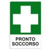 CARTELLO CASSETTA PRONTO SOCCORSO SEGNALETICA DIREZIONALE SICUREZZA AVVERTIMENTO