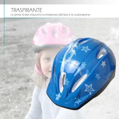 CASCO DA BAMBINO PER BICI BICICLETTA CON CHIUSURA REGOLABILE VARI COLORI XC-1691