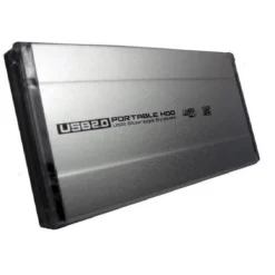 CASE BOX ESTERNO PER HARD DISK HDD 2.5 IDE SATA USB 2.0 SUPER SLIM ALLUMINIO