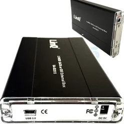 CASE BOX ESTERNO SUPER SLIM PER HARD DISK 2.5" COMBO IDE / SATA USB 2.0 PER PC