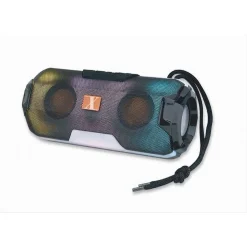 CASSA ALTOPARLANTE AUDIO PORTATILE BLUETOOTH 10W CON LUCE LED EFFETTO RGB TG-143