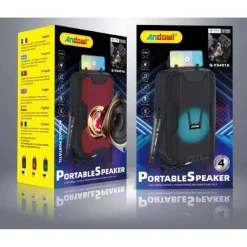 CASSA ALTOPARLANTE PORTATILE BLUETOOTH 5W BATTERIA RICARICABILE Q-YX401A KARAOKE