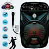 CASSA AMPLIFICATA KARAOKE PORTATILE CON MICROFONO RADIO DJ Bluetooth TELECOMANDO