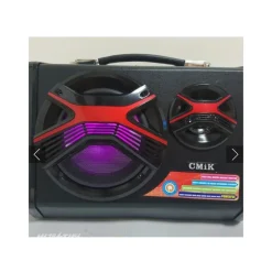 CASSA AMPLIFICATA PORTATILE RICARICABILE 25W MP3 USB SD AUX MICROFONO