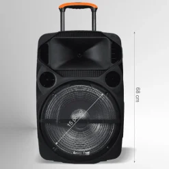 CASSA AUDIO PORTATILE BATTERIA WOOFER 15