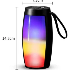 CASSA PORTATILE BLUETOOTH 5W STEREO BLUETOOTH LUCE A LED ALTOPARLANTE ESTERNO