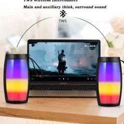 CASSA PORTATILE BLUETOOTH 5W STEREO BLUETOOTH LUCE A LED ALTOPARLANTE ESTERNO