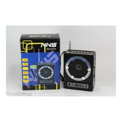 CASSA SPEACKER PORTATILE CON RADIO FM PORTA USB LETTORE SCHEDA SD USCITA AUX MP3