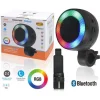 CASSA SPEAKER ALTOPARLANTE BLUETOOTH LED RGB PER MANUBRIO BICI BICICLETTA PK6826