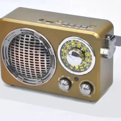 CASSA SPEAKER ALTOPARLANTE BLUETOOTH USB VIVAVOCE PORTATILE VINTAGE MK-612