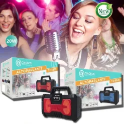 CASSA SPEAKER ALTOPARLANTE BLUETOOTH 20WATT TX-9828 RADIO FM TF USB RICARICABILE