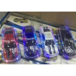 CASSA SPEAKER BLUETOOTH A FORMA DI AUTO LETTORE TF RADIO FM JHW-V66