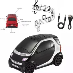 CASSA SPEAKER BLUETOOTH FORMA AUTO SMART STEREO TF USB AUX PORTATILE LED Q-YX233