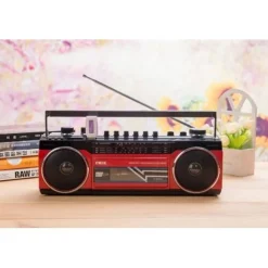 CASSA SPEAKER BLUETOOTH LETTORE MUSICASSETTE RADIO USB SD MP3 MK-132BT