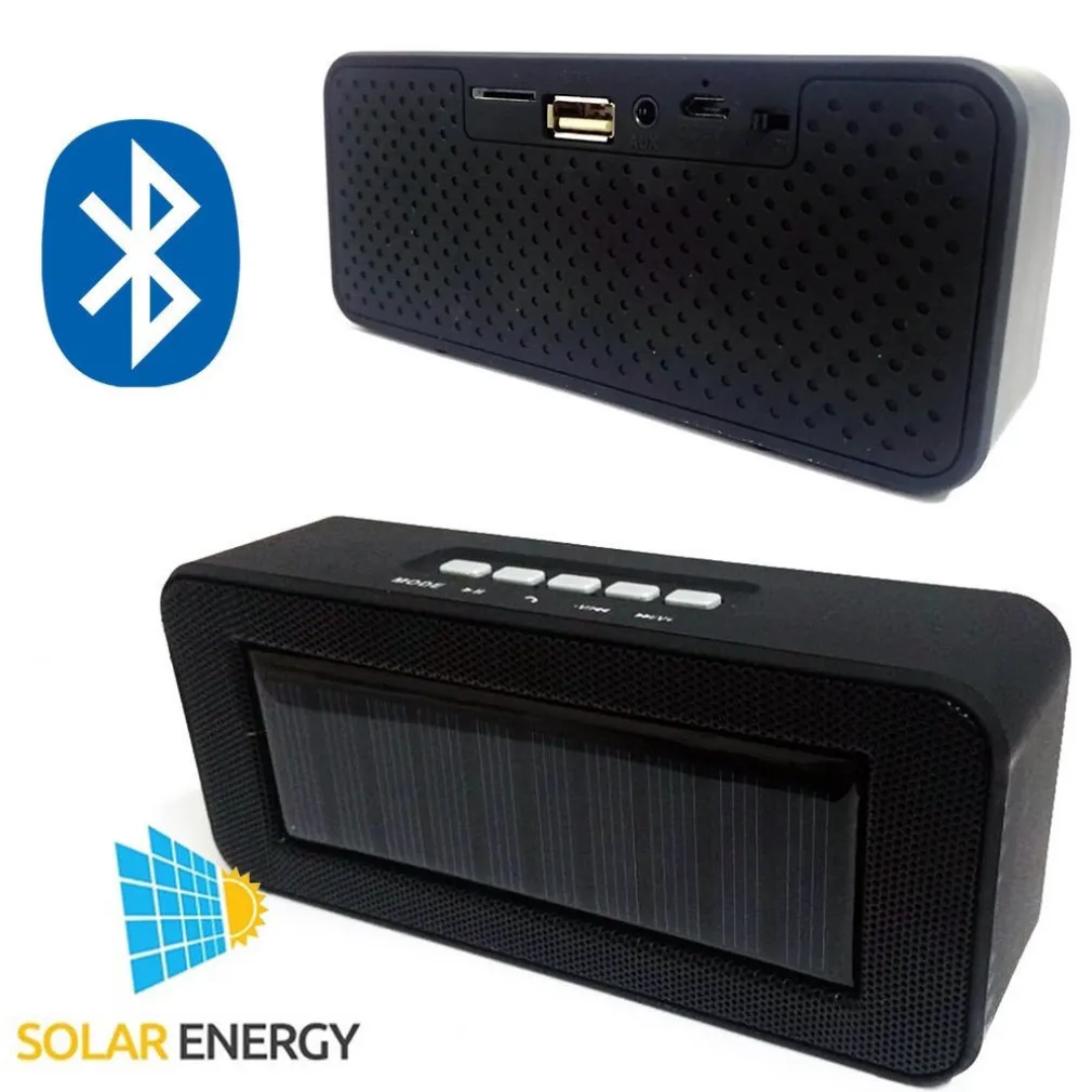 CASSA SPEAKER CH-303C BLUETOOTH PORTATILE RICARICA SOLARE MICROSD USB FM AUX