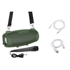 CASSA SPEAKER WIRELESS BLUETOOTH MICROFONO RADIO USB TF CARD PORTATILE Q-YX525