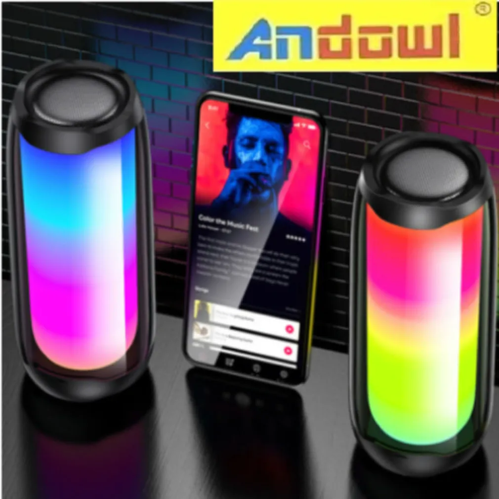 CASSA SPEAKER WIRELESS PORTATILE ALTOPARLANTE BLUETOOTH 5.0 A COLORI Q-YX6680