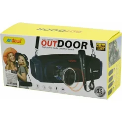 CASSA WIRELESS BLUETOOTH PORTATILE SISTEMA KARAOKE CON MICROFONO CABLATO Q-YX600