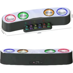 CASSA WIRELESS BLUETOOTH SPEAKER GAMING DESKTOP LAPTOP PC BARRA AUDIO Q-YX800