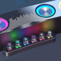 CASSA WIRELESS BLUETOOTH SPEAKER GAMING DESKTOP LAPTOP PC BARRA AUDIO Q-YX800