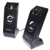 CASSE MULTIMEDIA SPEAKER CASSA AMPLIFICATORE AUDIO USB JACK CUFFIE MIC. X09