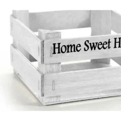 CASSETTA CASSETTINA PORTA OGGETTI IN LEGNO QUADRATA 13X13X8CM VARI COLORI 763786