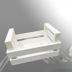 CASSETTA CASSETTINA PORTA OGGETTI LEGNO RETTANGOLARE DECORAZIONE 11x13x20 CM