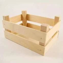 CASSETTA IN LEGNO PORTAFRUTTA PORTA OGGETTI PORTA PANE CESTINO 20 X 14 CM