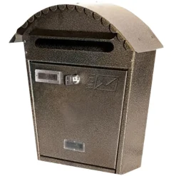 CASSETTA POSTA POSTALE IN FERRO BATTUTO VERNICIATO BUCA LETTERE 36X37X13CM