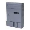 CASSETTA POSTALE IN METALLO PORTA LETTERE CHIAVE BUCA POSTA H2803 GRIGIA 56850