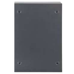 CASSETTA POSTALE PARETE ACCIAIO BUCA LETTERE POSTA ESTERNO CON CHIAVE GRIGIO