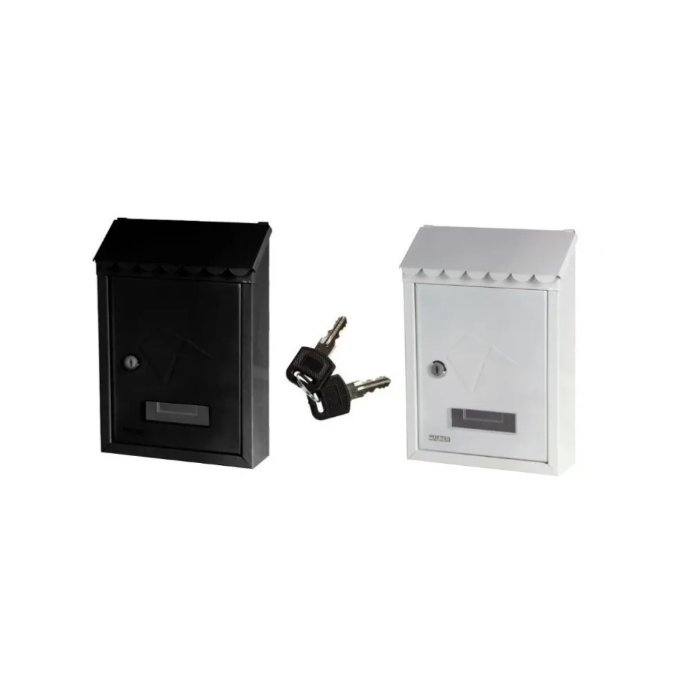 CASSETTA POSTALE POSTA LETTERE FRONTALE CON TARGHETTA ETICHETTA CHIAVI SERRATURA