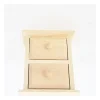 CASSETTIERA PORTAOGGETTI 2 CASSETTI LEGNO RF_63816 DECOUPAGE 12X10CM SCRIVANIA