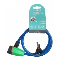 CATENA ANTIFURTO LUCCHETTO PER BICI BICICLETTA SCOOTER MOTO 80CM 2 CHIAVI CX-9562