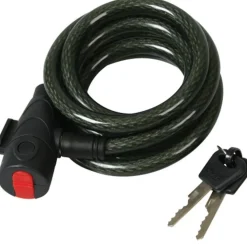 CATENA ANTIFURTO MOTO BICICLETTA CON LUCCHETTO CHIAVI ACCIAIO 100CM VARI COLORI