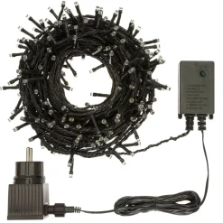 CATENA LUCI A LED LUMINOSA NATALIZIA 240 LED MULTICOLOR CON 8 GIOCHI LUCCIOLE