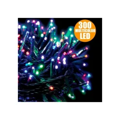 CATENA LUMINOSA NATALE 300 LED MULTICOLOR PER INTERNO ED ESTERNO DECORAZIONI
