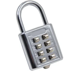 CATENACCIO LUCCHETTO A COMBINAZIONE PER ARMADIETTO SPOGLIATOIO 8 Cifre 35mm