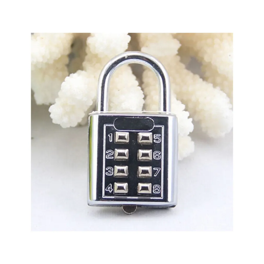 CATENACCIO LUCCHETTO A COMBINAZIONE PER ARMADIETTO SPOGLIATOIO 8 Cifre 35mm