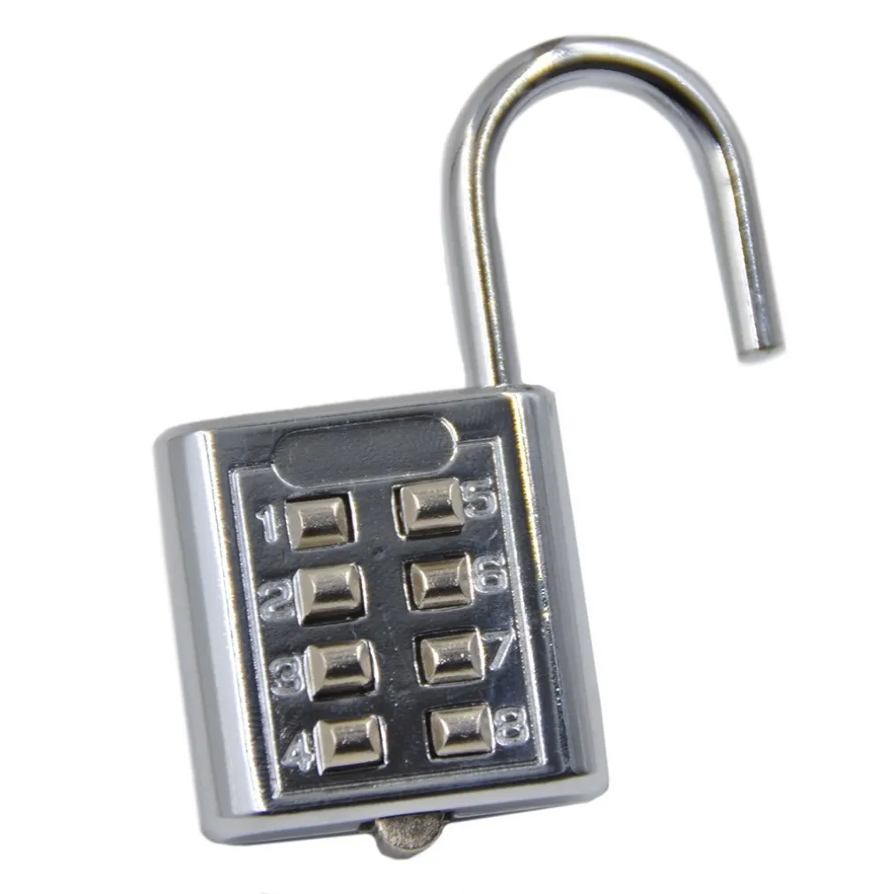 CATENACCIO LUCCHETTO A COMBINAZIONE PER ARMADIETTO SPOGLIATOIO 8 Cifre 35mm