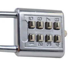 CATENACCIO LUCCHETTO A COMBINAZIONE PER ARMADIETTO SPOGLIATOIO 8 Cifre 35mm