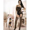 CATSUIT TUTINA A RETE LINGERIE HOT BODYSTOCKING EFFETTO GUEPIERE TG UNICA 8910